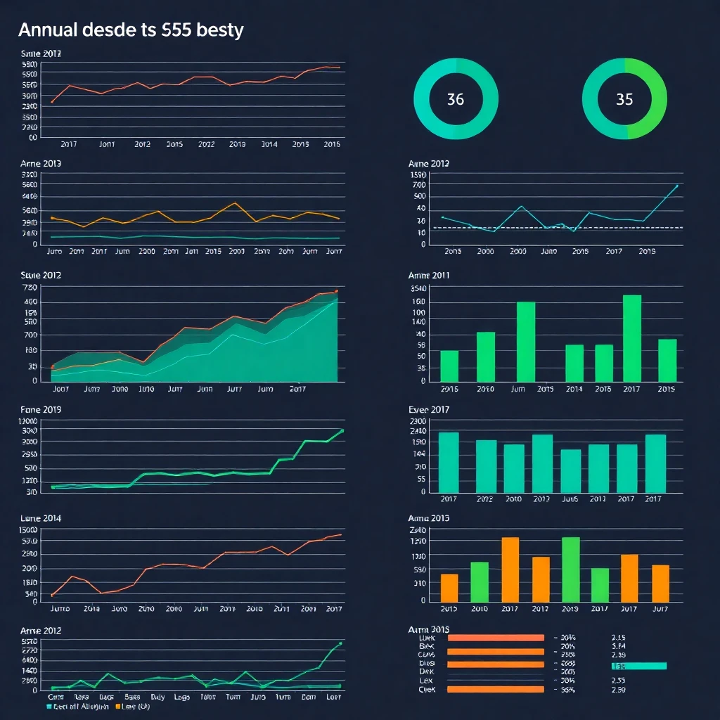 Gráfico de resultados del estudio anual